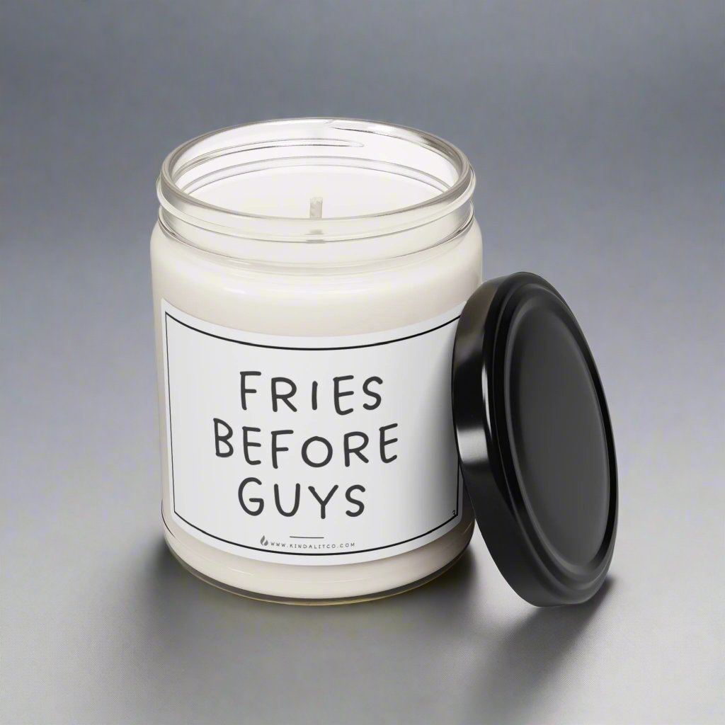 Fries Before Guys - Scented Soy Candle, 9oz