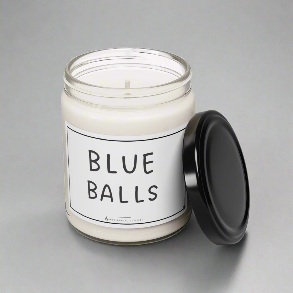 Blue Balls - Scented Soy Candle, 9oz